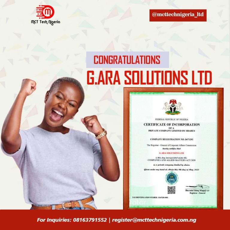 G.ARA SOLUTIONS LTD